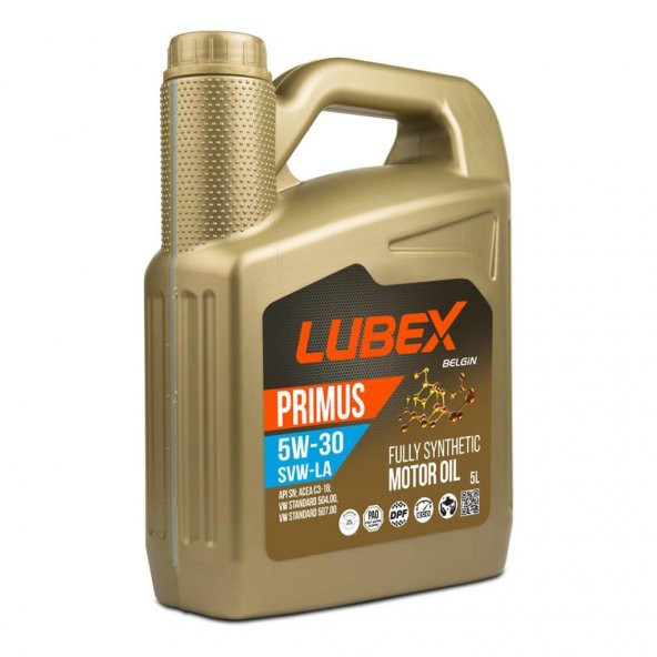 Lubex Primus SVW-LA 5W-30 5 Lt Tam Sentetik DPF Motor Yağı (2 Adet)