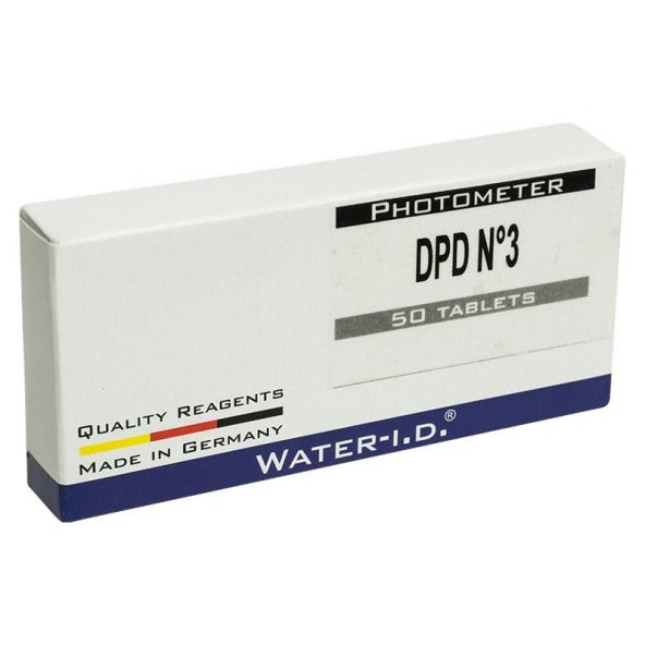 POOLLAB FOTOMETRE CİHAZI İÇİN YEDEK TEST HAPI 50 ADET DPD3 5FOLYO