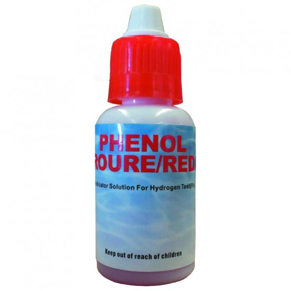 Phenol Red Ph Yedek Solüsyon Sıvılı Test Kiti İçin