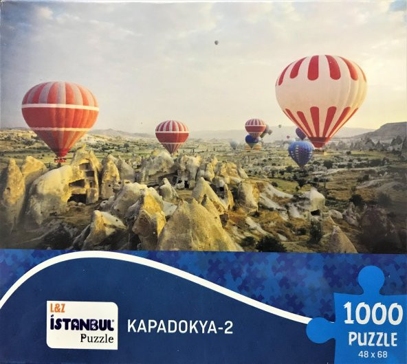İstanbul Puzzle 1000 Parça Puzzle "Kapadokya-2" Küçük Kutulu 48x6