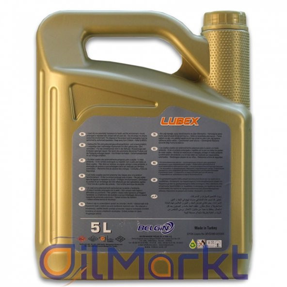 Lubex Primus SVW-LA 5W-30 5 Lt Tam Sentetik DPF Motor Yağı - 3