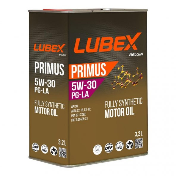 Lubex Primus PG-LA 5W-30 3,2 Lt Partiküllü Motor Yağı (2 Adet) - 2
