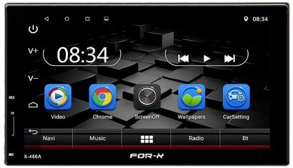 FORX X-480A SERİSİ ANDROİD NAVİGASYON OTO DOUBLE TEYP