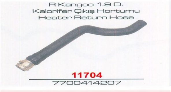 Kalorifer Çıkış Hortumu Renault Kangoo 1.9