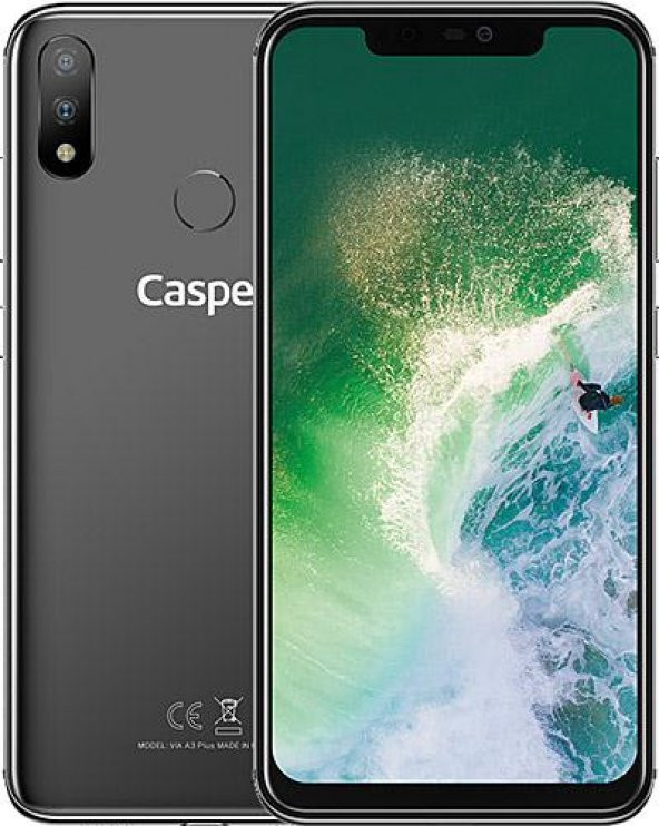 Casper  VIA A3 Plus 6.2" FHD Oniks Gri CepTelefonu