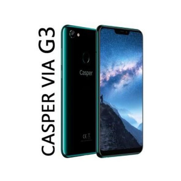 Casper  VIA G3 6.22" HD Deniz Yeşili CepTelefonu