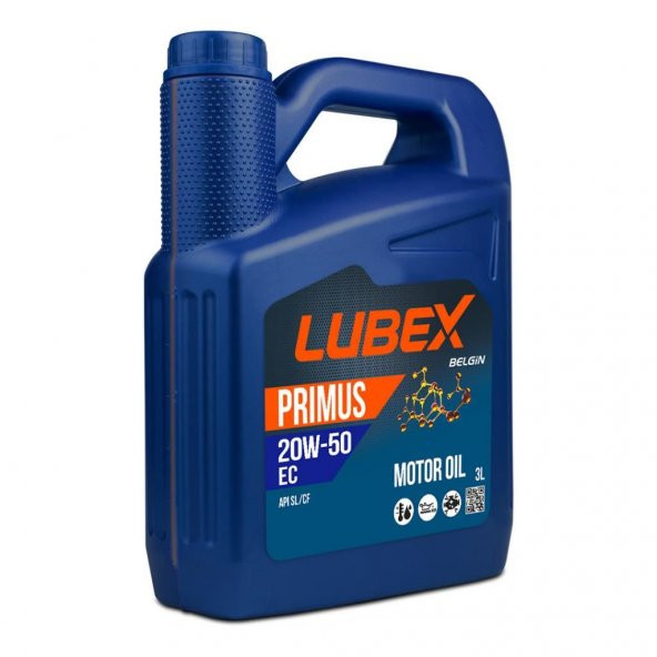 Lubex Primus EC 20W-50 3 Lt Dizel ve Benzinli Motor Yağı (2 Adet) - 2