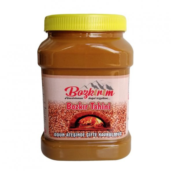 Bozkırım Bozkır Tahini Kepeksiz Tahin Plastik Kutu 935gr - 2