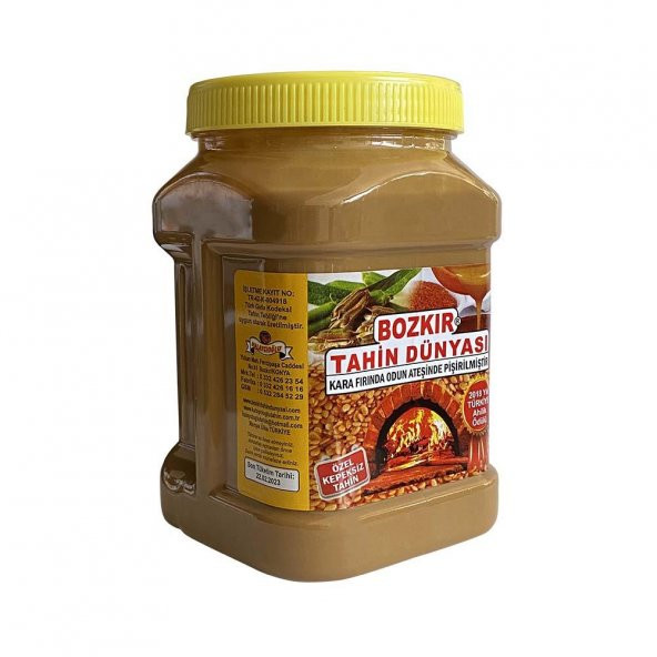 Bozkırım Bozkır Tahini Kepeksiz Tahin Plastik Kutu 935gr - 4