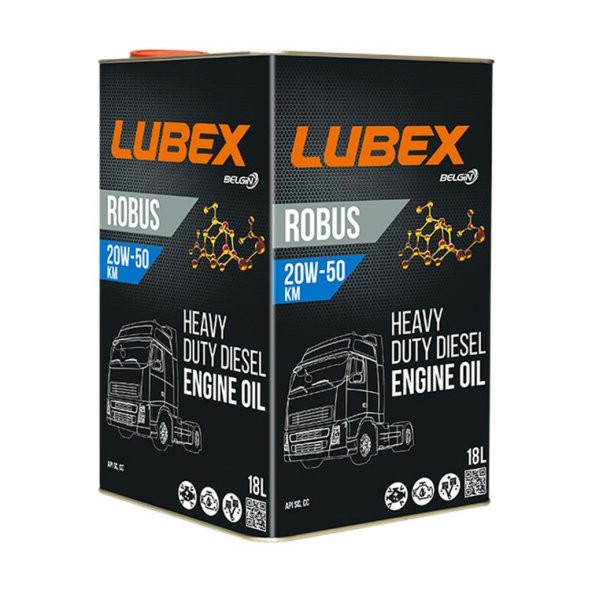 Lubex Robus KM 20W-50 18 Lt Mineral Dizel Motor Yağı