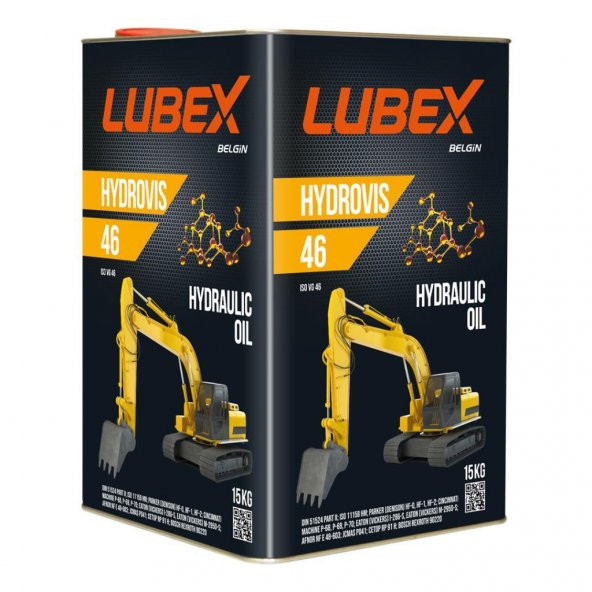 Lubex Hydrovis 46 15 Kg (17 LT) Hidrolik Sistem Yağı ürün görseli