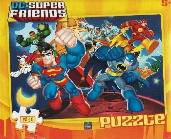 DC Süperman Batman Puzzle 130 Parça