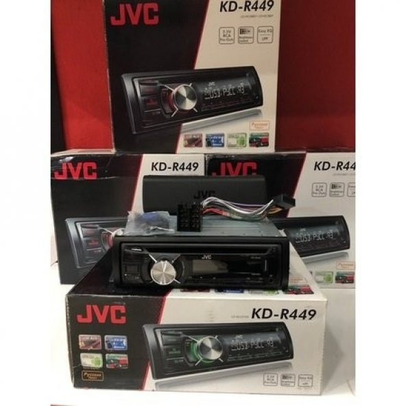 JVC KD-R449 CD-USB-MP3-AUX OTO TEYP