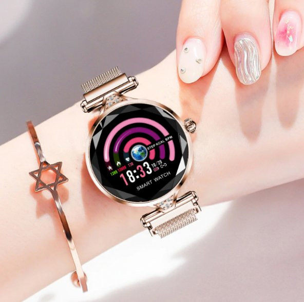 Olix H1 Smart Watch Bayan Akıllı Saat Nabız Ölçer Uyku ve Spor Faliyetleri - 2