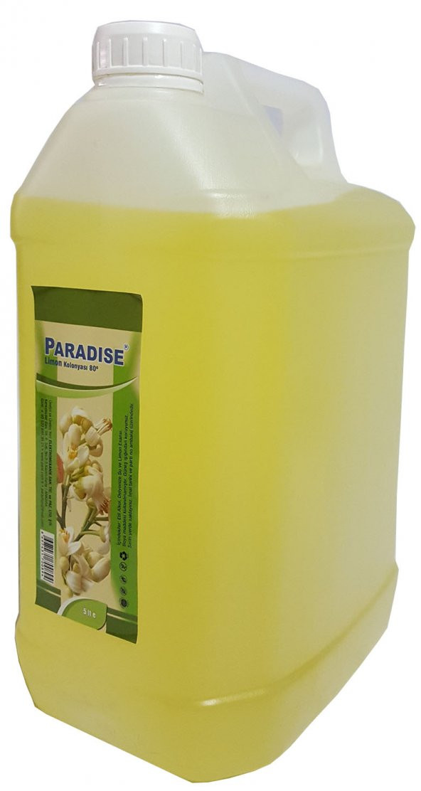 Paradise limon kolonyası 80 drc 5 lt