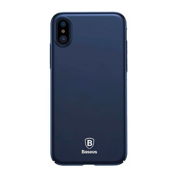 Baseus Thin iPhone X / Xs Kılıf Koyu Mavi