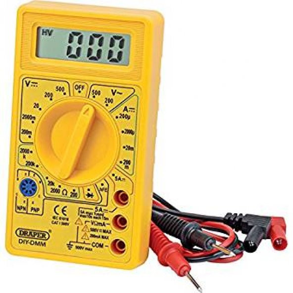 830D Dijital Ölçüm Aleti Multimetre-Multimeter (Akım Voltaj Direnç Amper Ölçer Aumetre )