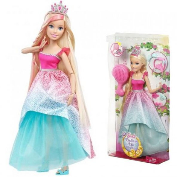 Barbie Hayaller Ülkesi Prensesi 43Cm Büyük Bebek