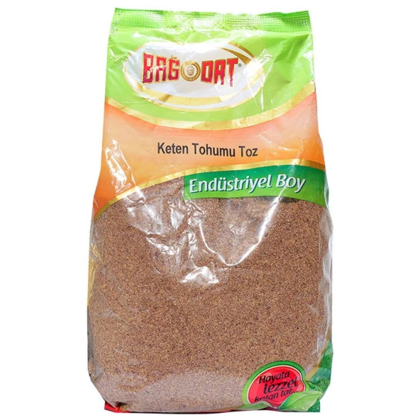 Bağdat Baharat Keten Tohumu Toz 1KG Endüstriyel Boy Kiloluk