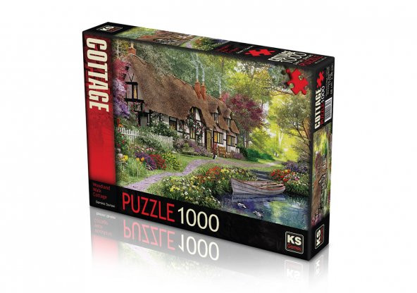 KS Puzzle 1000 Parça Woodland Walk Cottage 11354