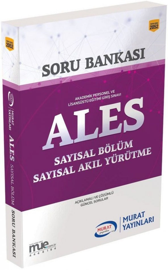 Murat Yayınları ALES Sayısal Bölüm Soru Bankası