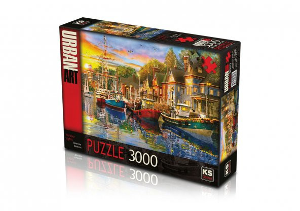 KS Puzzle 3000 Parça Harbour Lights 23006