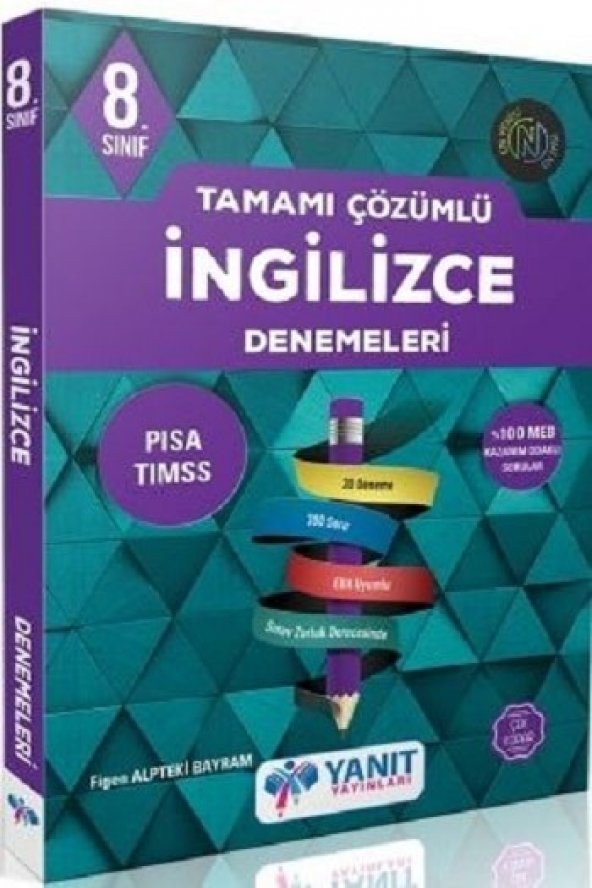 Yanıt Yayınları 8. Sınıf İngilizce Tamamı Çözümlü Denemeleri