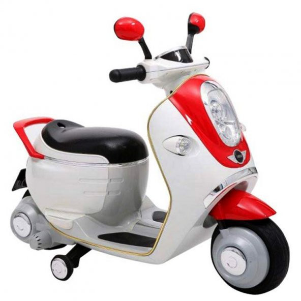 Vespa Model Mini Akülü Scooter Motor 6 Volt Akülü Araçlar - 3