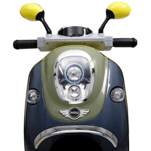 Vespa Model Mini Akülü Scooter Motor 6 Volt Akülü Araçlar - 4