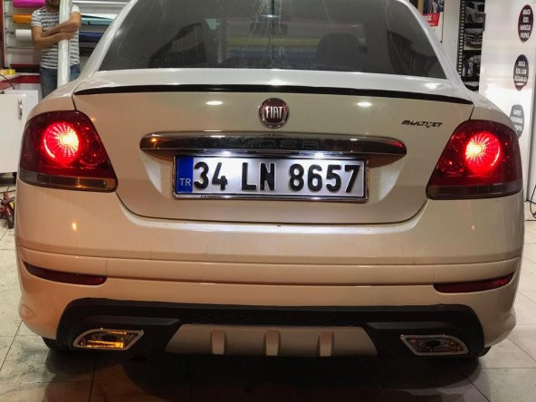 fiat linea arka tampon eki difüzör ABS PLASTİK