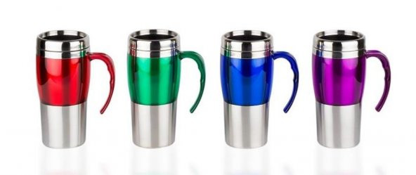 Penguen 450 Renkli Kupa Bardak Termos 0.45 Litre