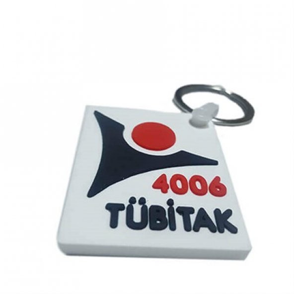 Tübitak 4006 Logolu Pvc Anahtarlık