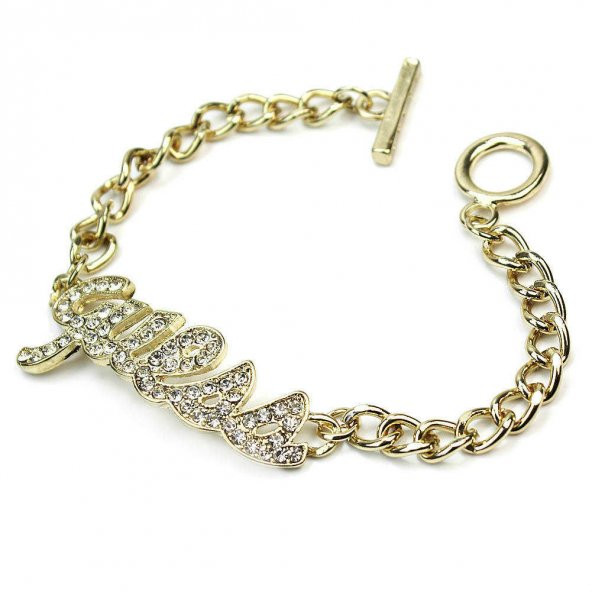 GUESS ALTIN KAPLAMA (18 GP) ZİRKON TAŞLI BİLEKLİK SEVGİLİLER GÜNÜ - 4