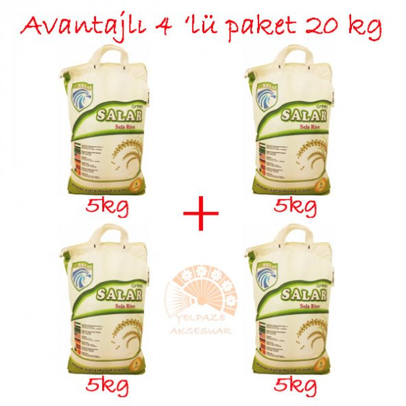 Green Salar Basmati Pirinci 20 Kg ( 4 x 5 Kg )