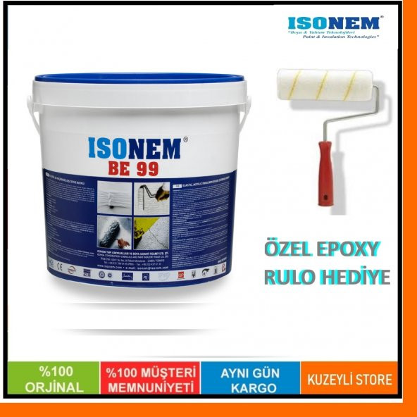 ISONEM BE 99-Elastik, Su Geçirmez Dış Cephe Boyası-18 KG RAL:7032