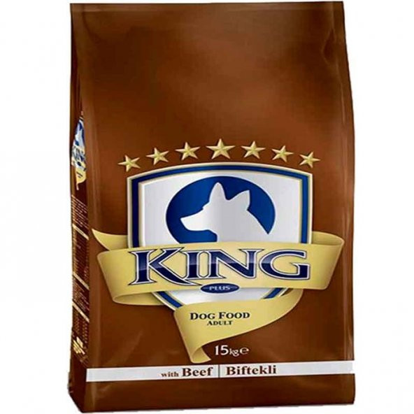 King Biftekli Yetişkin Köpek Maması - 15 Kg