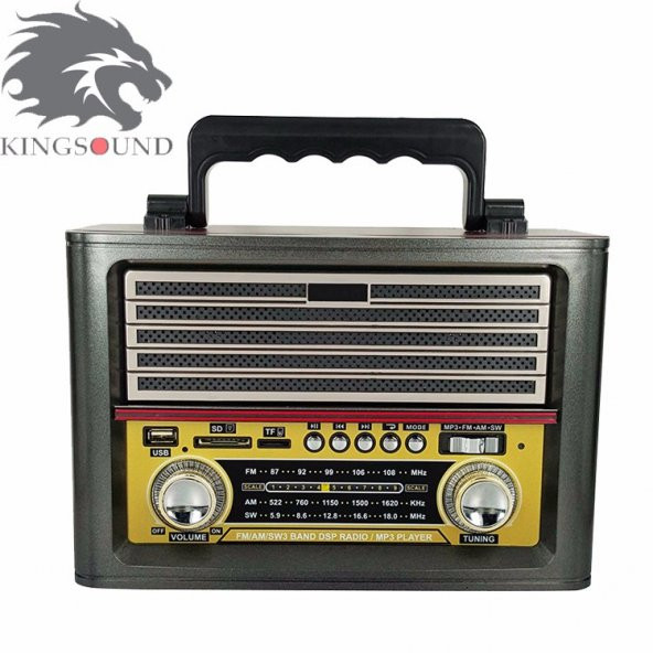 Kemai MD-1705BT Bluetooth-Fm Radyo-Usb-SD KART Antenli Radyo