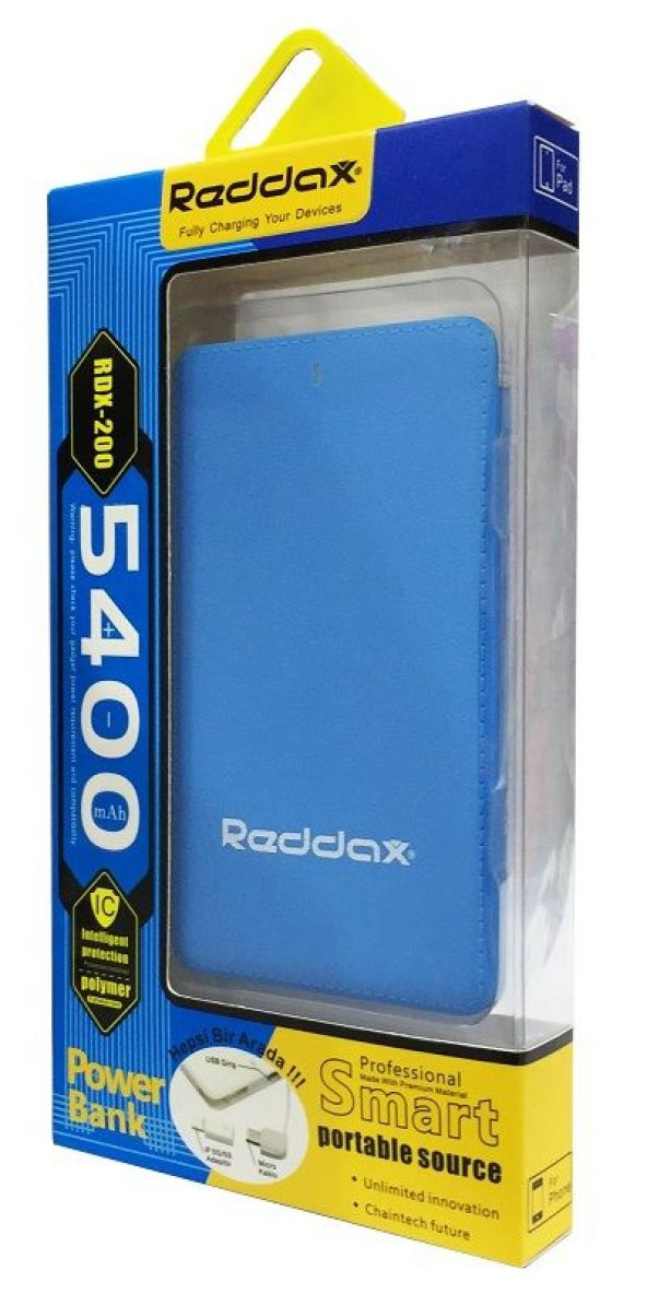 Reddax 5400 mAh Slim Kasa Powerbank