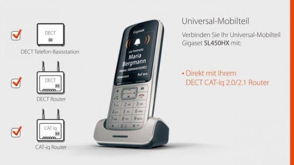 Gigaset SL450 GO Telsiz Telefon - 3