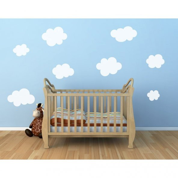 Bulutlar Bebek ve Çocuk Odası Duvar Sticker