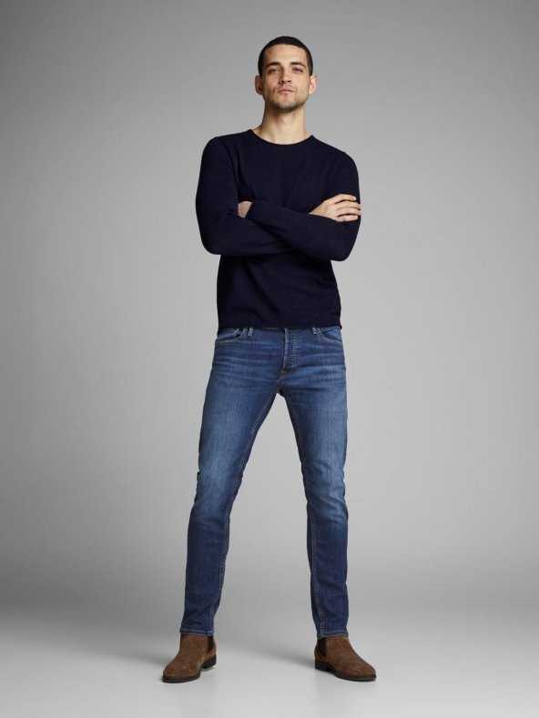 JACK JONES ERKEK JEAN PANTOLON GLENN SLİM  SLİM 12152347 - 2