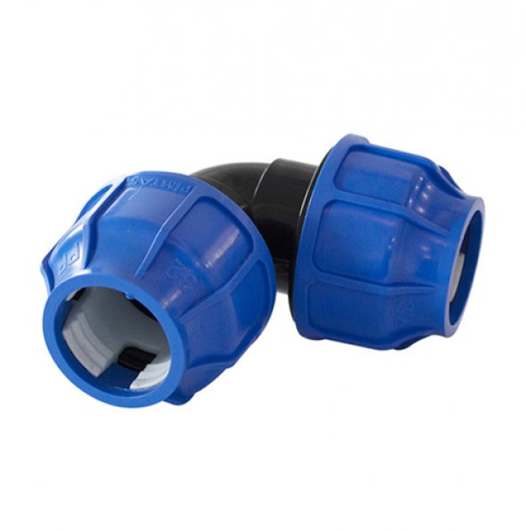 25 lik Kapling Dirsek Temizsu Boru Ek Parçası - 2 Adet