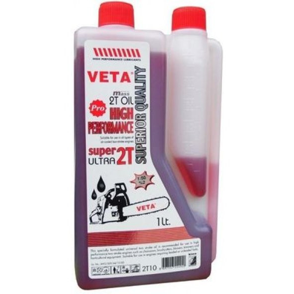 VETA 2T YAĞ İKİ ZAMANLI MOTOR YAĞI ÖLÇEKLİ 1Lt PRO