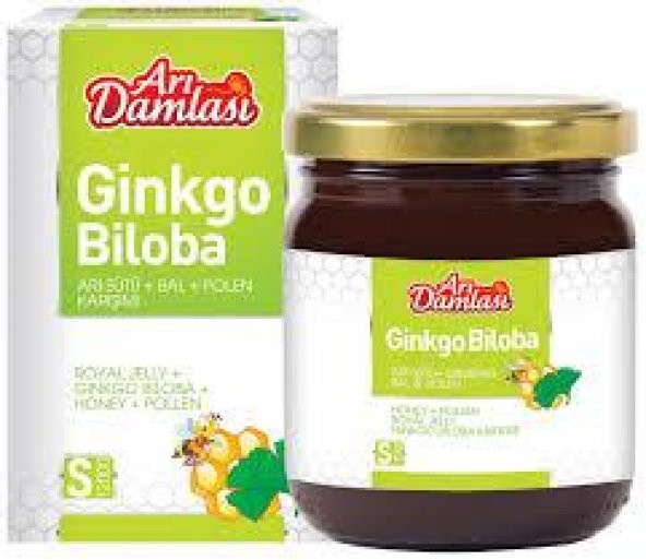 Arı Damlası  Ginko Biloba Arı Sütü Bal Polen Karışımı 230 gr Katkısız 100 Doğal Ginkgo Biloba