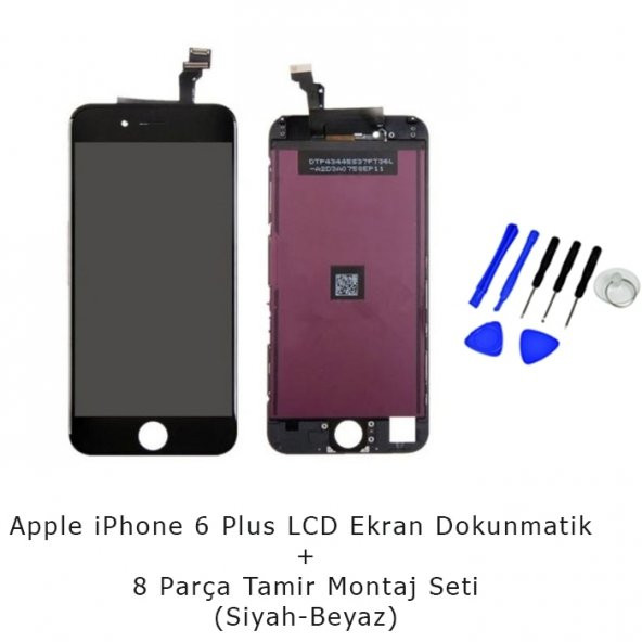 Apple iPhone 6 Plus LCD Ekran Dokunmatik + Tamir Montaj Seti