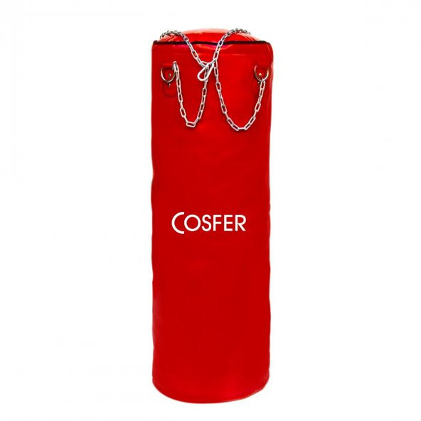 Cosfer 70 Cm x 28 Cm Kırmızı Boks Kum Torbası