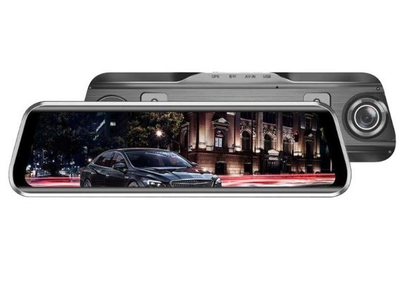 Anytek T900+ Çift Kameralı Dikiz Aynalı Araç Kamerası