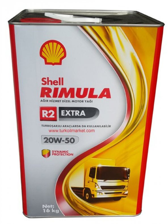 Shell Rimula R2 Extra 20w50 - 16 Kg 2019 ÜRETİM Ü