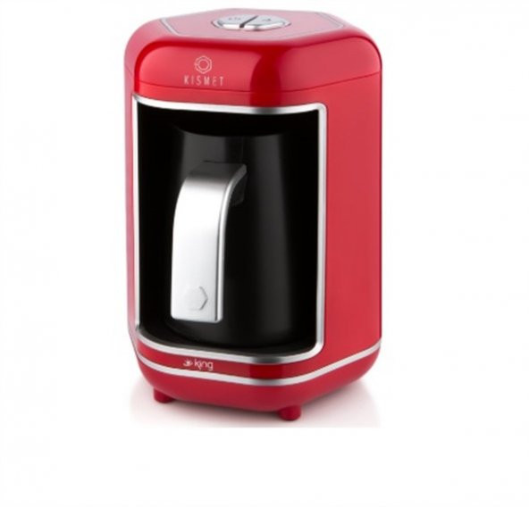 King K 605 Kısmet Kırmızı Kahve Makinesi