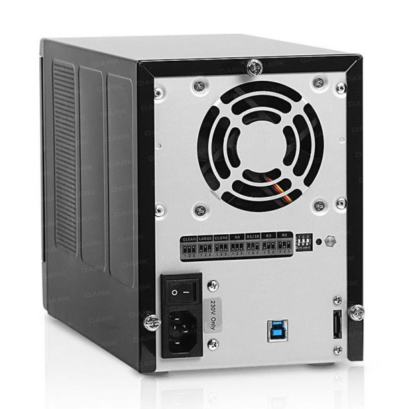 Dark Quad RaidBox  4 x 3.5" HDD Yuvalı USB 3.0 - eSATA RAID Destekli HDD Kutusu - 8